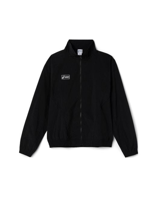 Asics Black Sps Woven Track Jacket for men