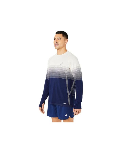 Seamless Ls Top di Asics in Blue da Uomo