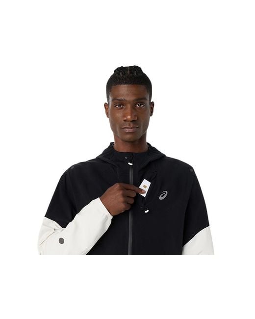Asics Black Metarun Legend Jacket for men