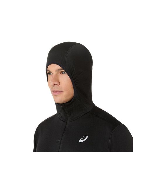 Asics Black Road Winter Ls Hoodie for men