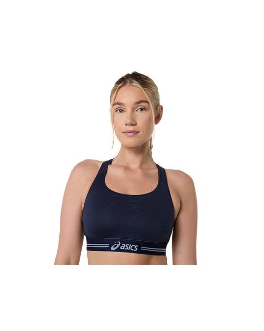 Asics Blue Game Compression Bra