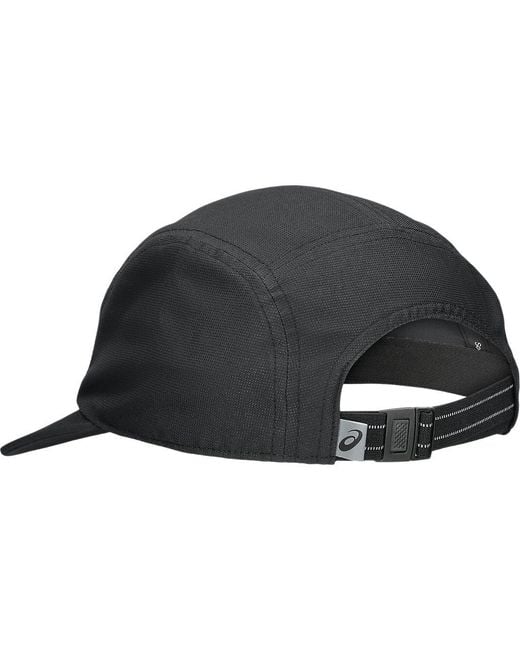 Asics Black 5 Panel Cap for men