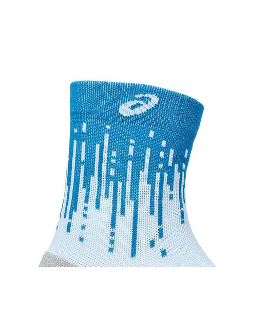 Asics Performance Run Quarter Sock in het Blue voor heren