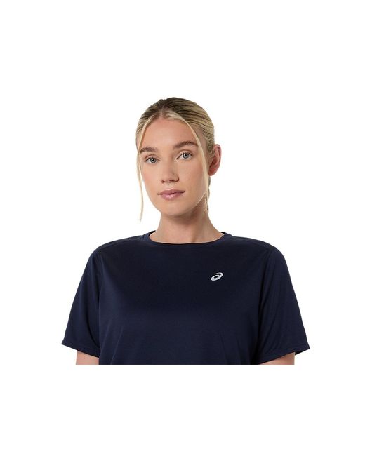 Asics Core Ss Top in het Blue