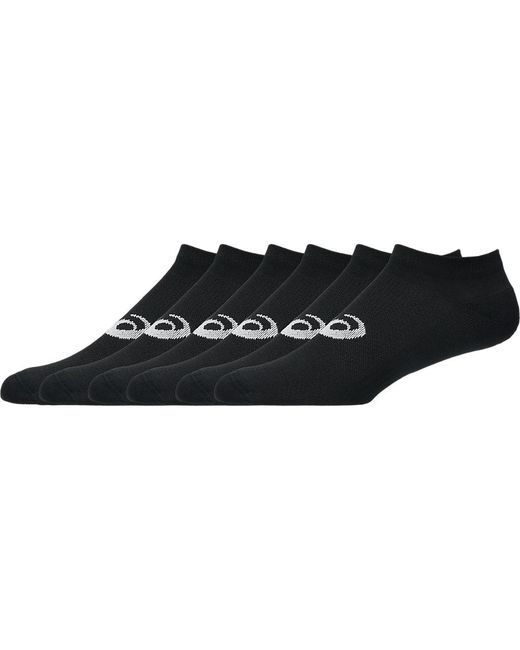 Asics Black Aeg 6 Pack Low Cut Sock for men