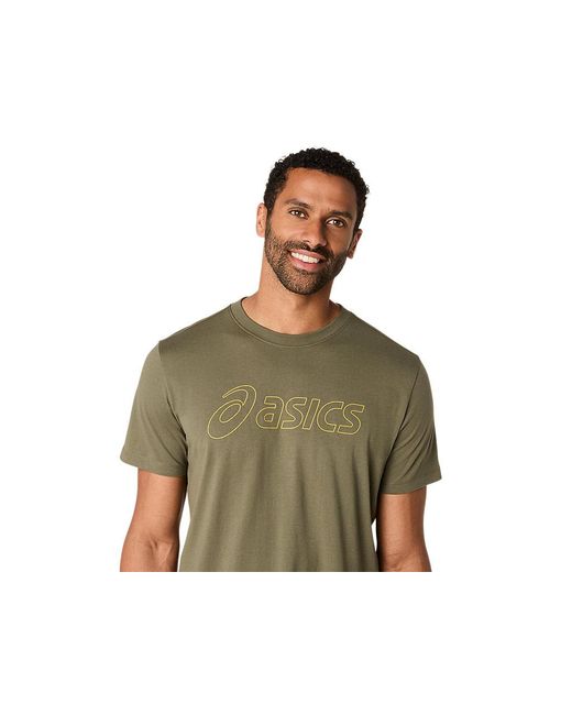 Logo Ss Tee Asics pour homme en coloris Black