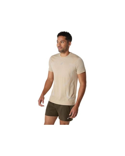 Road Seamless Ss Top di Asics in Black da Uomo