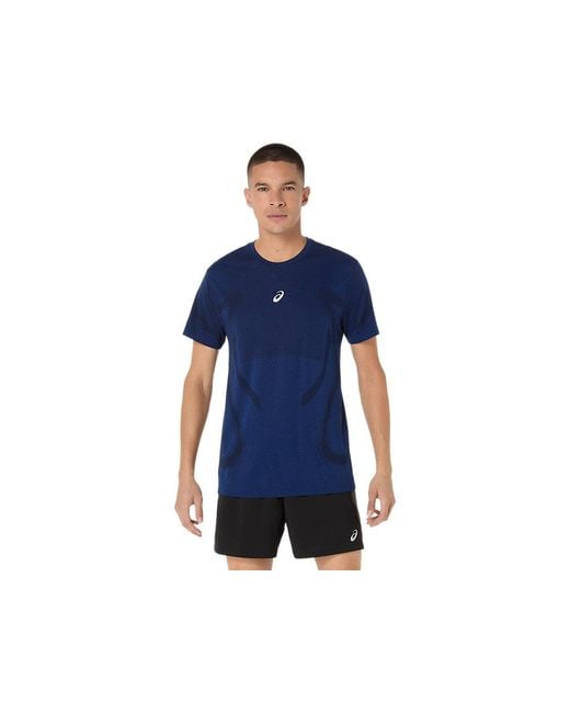 Road Seamless Ss Top Asics pour homme en coloris Blue