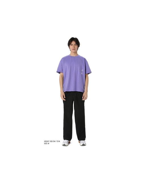 Asics Purple Graphic Tee for men