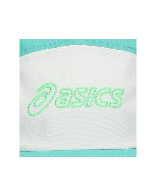 Asics Green 5 Panel Cap for men