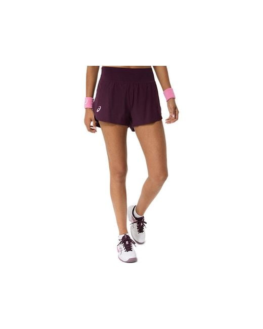 Asics Black Match Laser Cut Short
