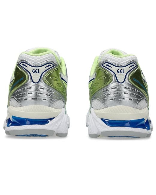 Asics Weiße Limette Grüne Sneakers in Blue für Herren