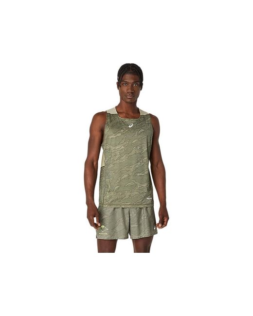 Fujitrail Singlet di Asics in Black da Uomo