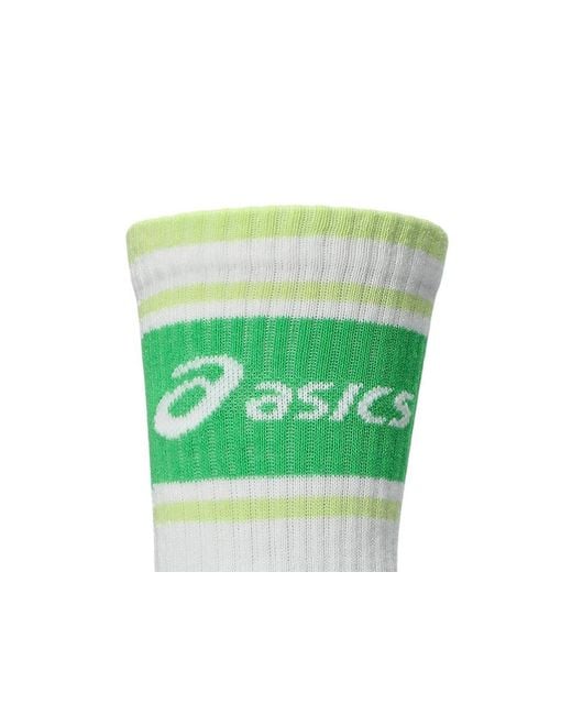 Asics Black Aeg 3 Pack Logo Crew Sock for men