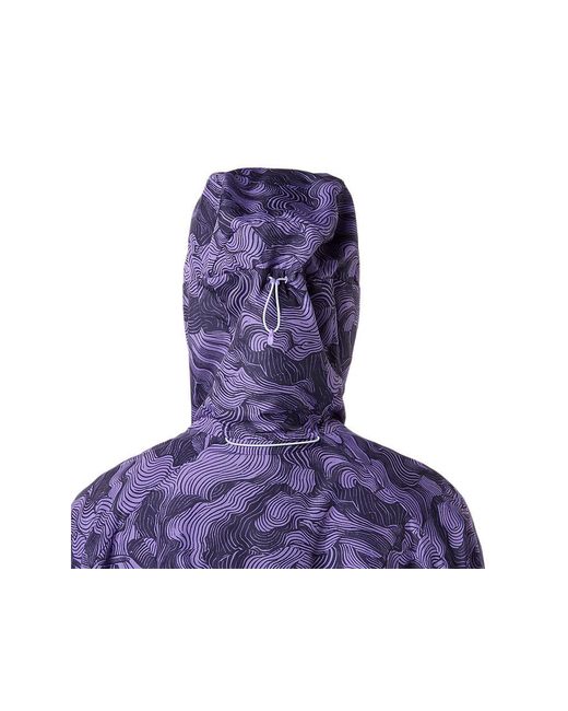 Asics Blue Fujitrail Packable Jacket