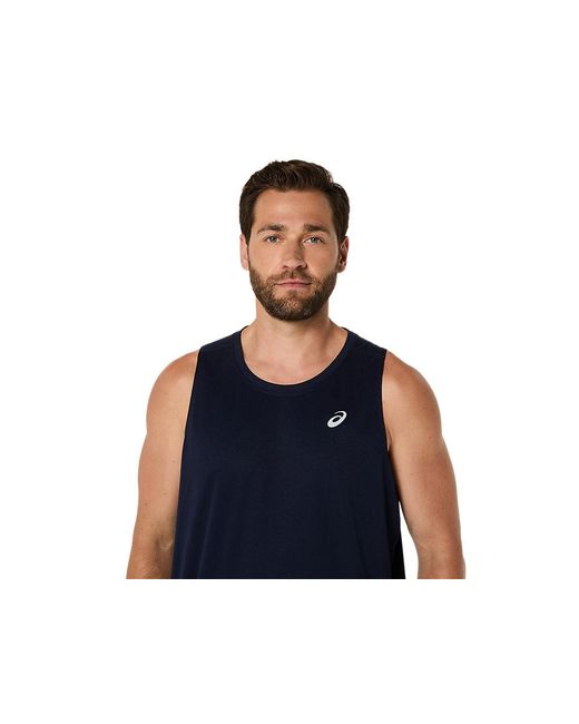 Asics Blue Core Singlet for men