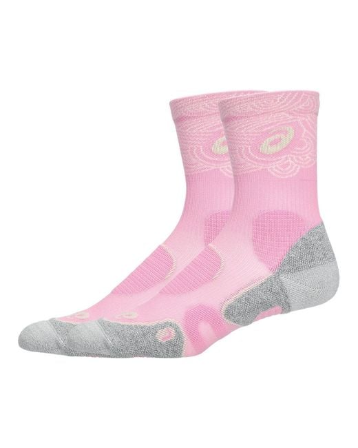 Asics Pink Seasonal Court+ Tennis Crew Sock for men