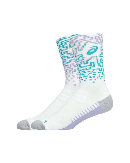 Asics Performance Run Crew Sock in het Blue voor heren