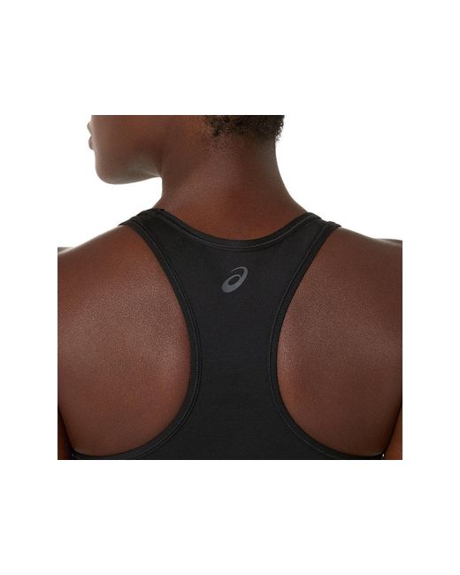 Asics Black Essential Logo Padded Bra