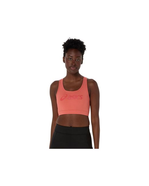 Asics Black ESSENTIAL LOGO PADDED BRA