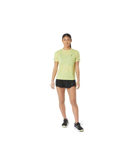 Asics Black Metarun Split Short