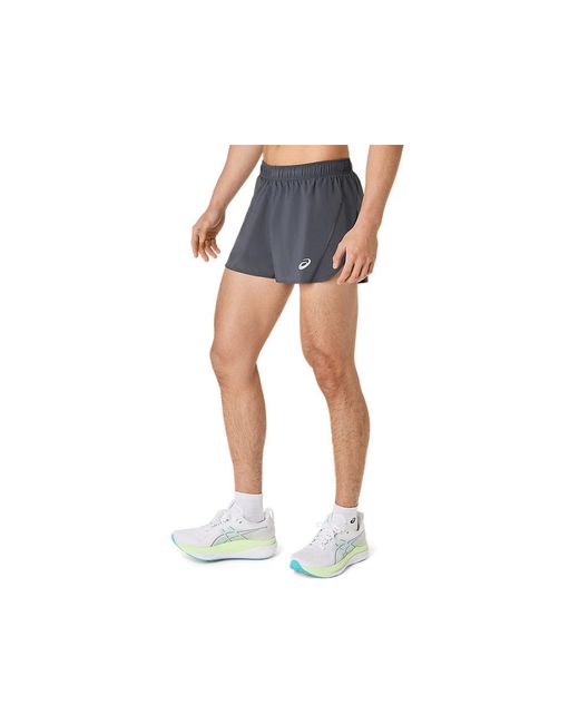 Asics Core Split Short in het Black voor heren