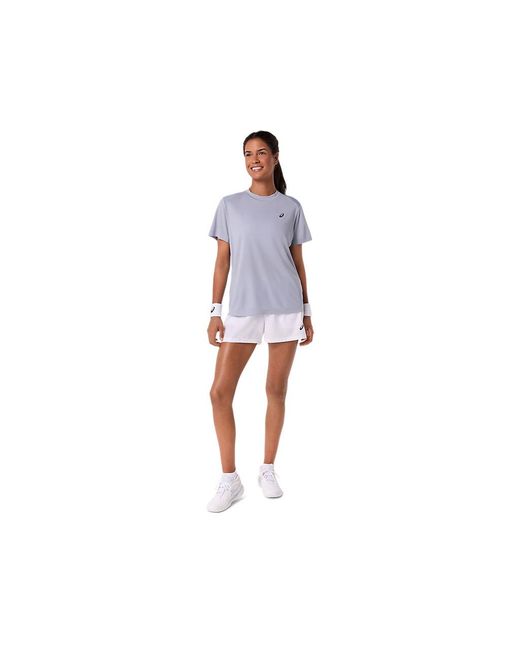 Asics Black Court Ss Top