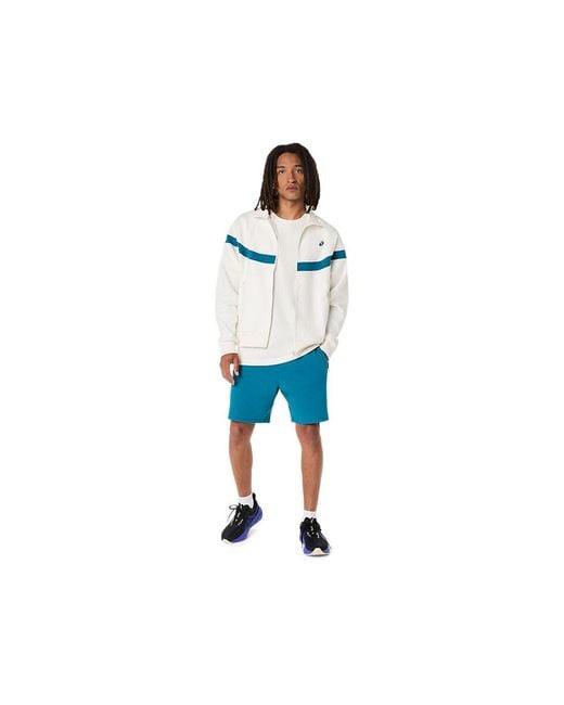 Asics Blue Heritage Heavy Cotton Graphic Tee for men