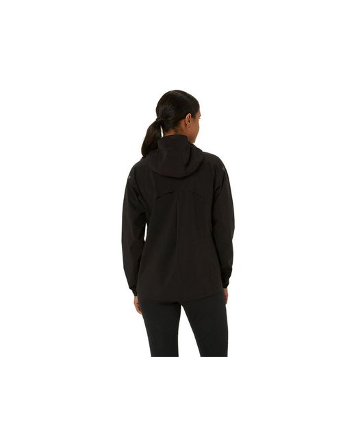 Asics Black Metarun Waterproof Jacket