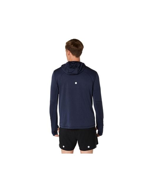 Asics Blue Road Winter Ls Hoodie for men
