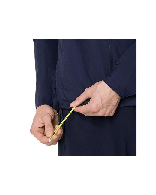 ROAD PACKABLE JACKET Asics de hombre de color Blue
