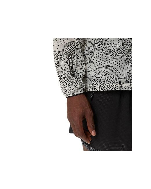 Asics Black Limited Series Wind Breaker Jacket for men