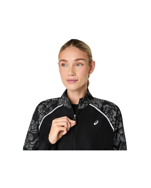 Asics Road Lite-Show Jacket in het Black
