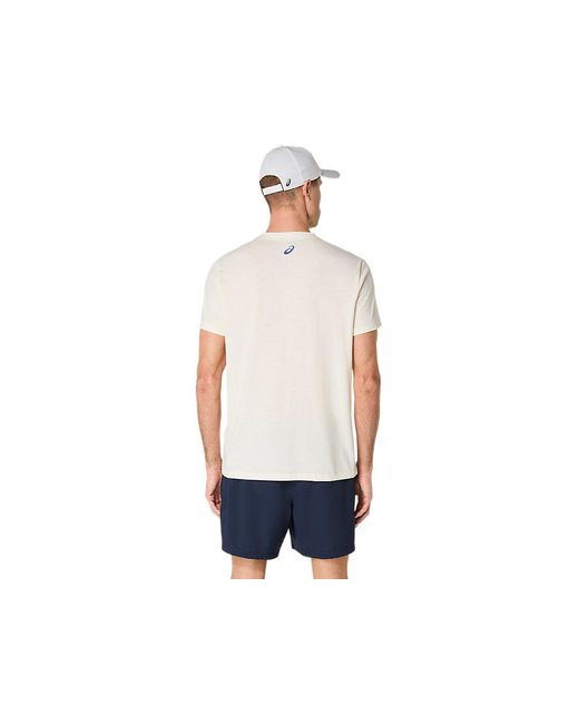 Court Core Graphic Tee di Asics in Black da Uomo