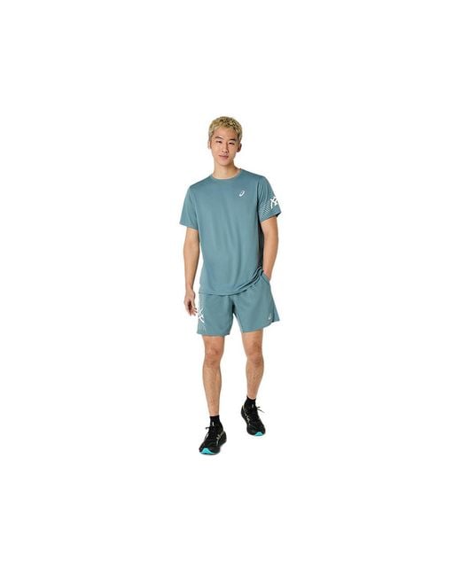 Asics Blue Icon 7In Short for men