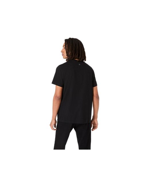 Asics Chest Logo Tee in het Black voor heren