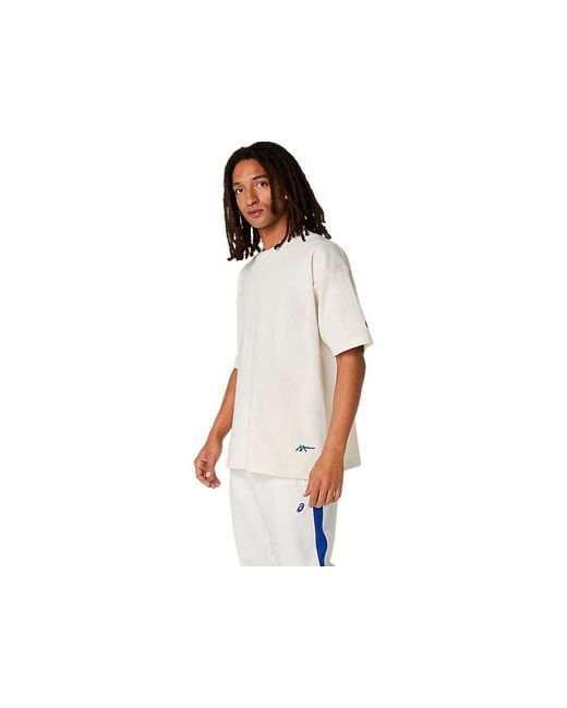 Asics Black Heritage Heavy Cotton Run City Tee for men