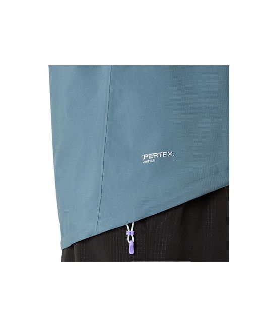 Asics Blue Fujitrail Elite Waterproof Jacket