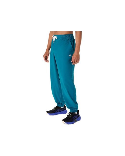 Asics Blue Heritage Double Weave Pant for men