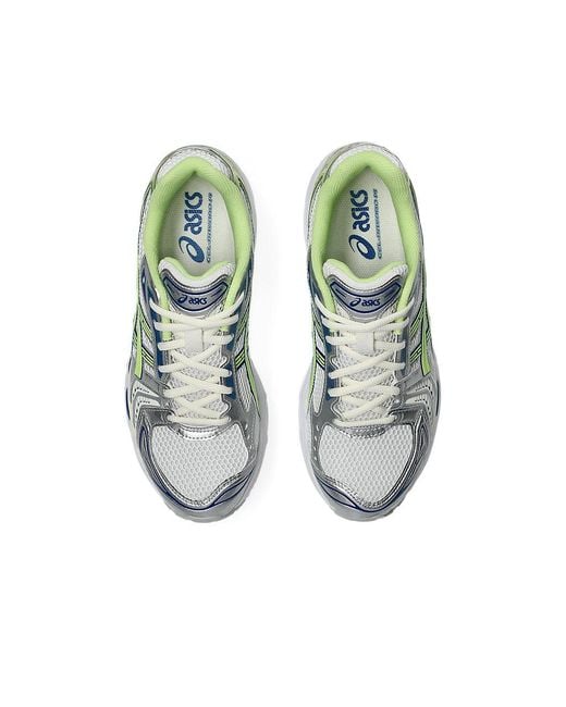 Asics Weiße Limette Grüne Sneakers in Blue für Herren
