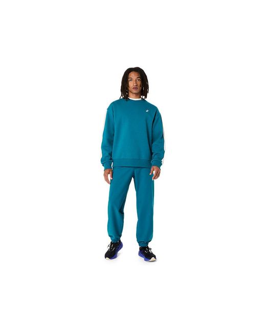 Asics Blue Heritage Double Weave Pant for men