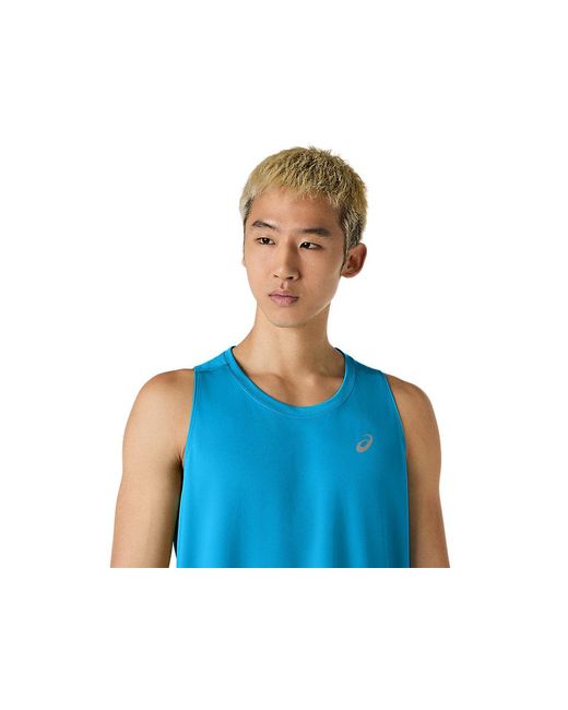 Asics Core Singlet in het Blue voor heren