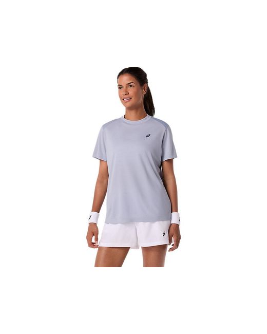 Asics Black Court Ss Top