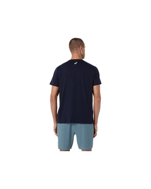 Asics Blue Court Core Graphic Tee for men