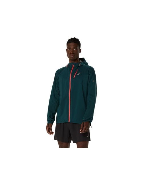 Asics FUJITRAIL ELITE WATERPROOF JACKET in Black für Herren