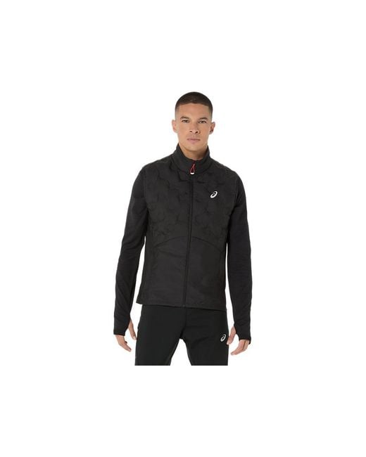 Asics Black Road Winter Gilet for men