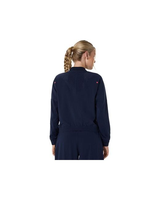 Asics Blue Match Jacket