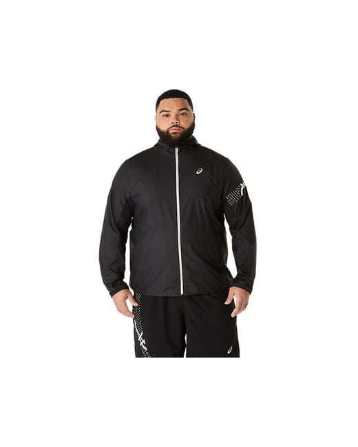 Asics Black Icon Jacket for men