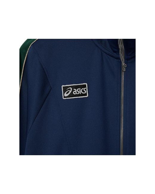 Asics Knit Jacket in het Blue voor heren