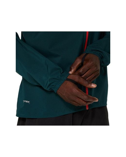 Asics FUJITRAIL ELITE WATERPROOF JACKET in Black für Herren